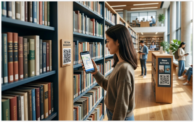 Smart Libraries: Using QR Codes to Turn Bookshelves into Digital ...